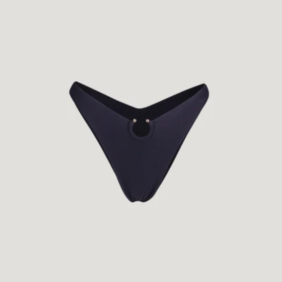 SAME Swimwear Pierced Faux Suede Suit - Picture 3 of 3